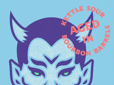 Ψ Art board Stuff ↝ beer bourbon craft beer devil illustration lucifer satan