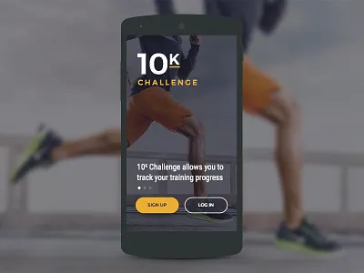 App Splash Screen app app design art direction carousel cta design fitness onboarding sign up splash screen ui ux