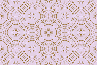 Circles - Seamless Pattern baby pink circle design geometric pattern gold pattern pink round pattern seamless pattern surface