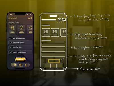 Music Practise App ui