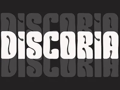 Discoria bold branding bubble display font font funky gaming groovy poster retro vintage youtube