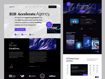 Agency Landing Page Website agency website app branding service custom website design digital agency email marketing home page lead generation marketing strategy online marketing personal protfilo seo digital marketing uiux research webpage website