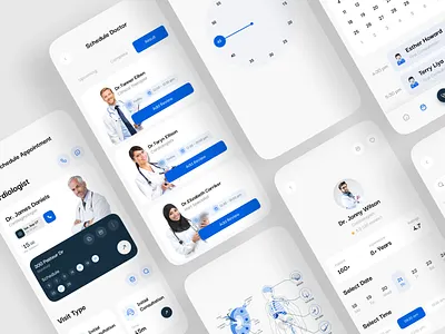 Neurocare - Medical Health Mobile App app design appointment clinic doctor doctor app graphic design health care healthcare healthcare app medical app medical healthcare minimal mobile app mobile app design pharmacy ui ui design