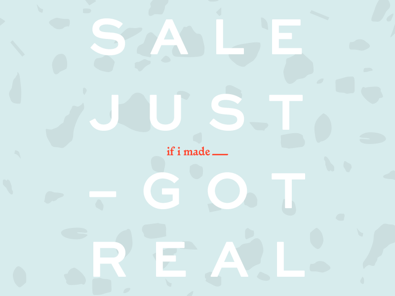 Flash Sale — Part III gif layout pattern sale sans serif typography