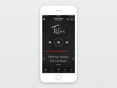 Tilos Radio - archive shows app ios radio ui