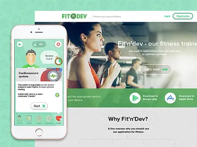 Fitness application fitness flat icons ios mobile sports ui ux