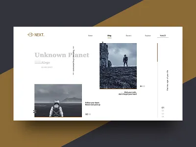 Design Practice--Unknown Planet daily ui photo practice ui ux web