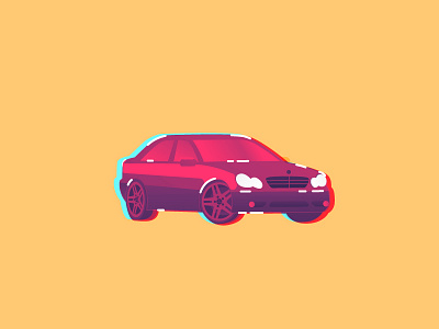 MB C230 car mercedes poster