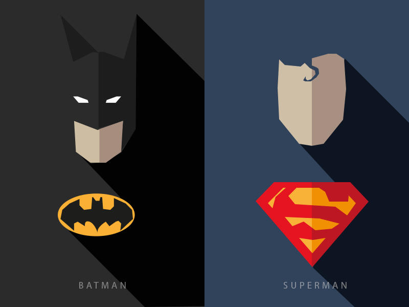 Example of Batman Superman