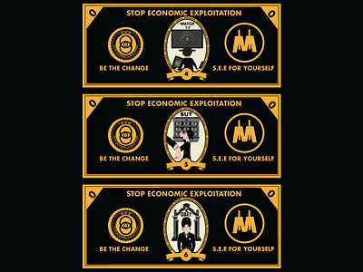 'The 12 Stages of Life' (Illustrative money notes)