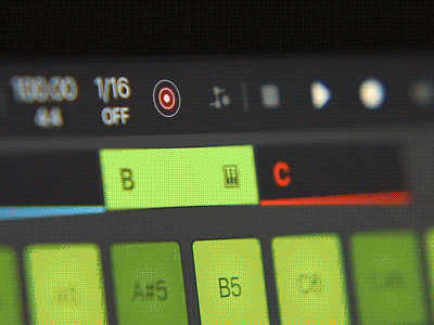 UI In Motion app appstore art direction beatmaker3 bm3 gif interaction design interface intua music app ui ux