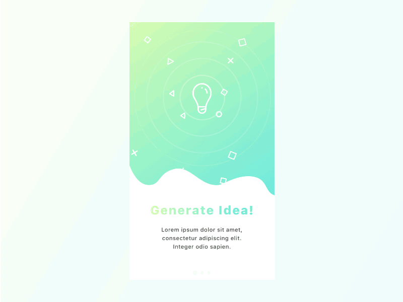Daily UI #023 - Onboarding daily daily ui gradient mobile onboarding ui ux