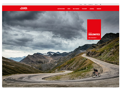 Ingamba Shot 071817 bike business design digital photography responsive travel ui ux web web design website