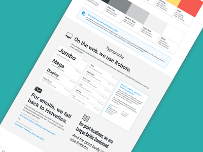 Brand Style Guide design front end marketing style guide typography