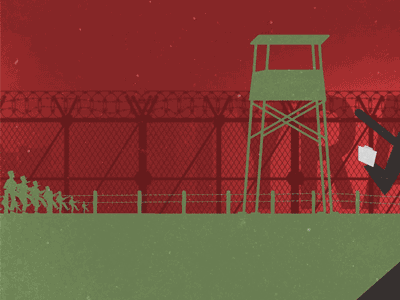 Police State animation explainer north korea police