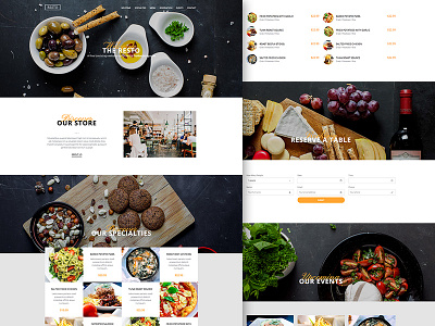 ProBootstrap:Resto Free Restaurant Bootstrap Template (HTML) bootstrap culinary design modern onepage restaurant template ui ux website