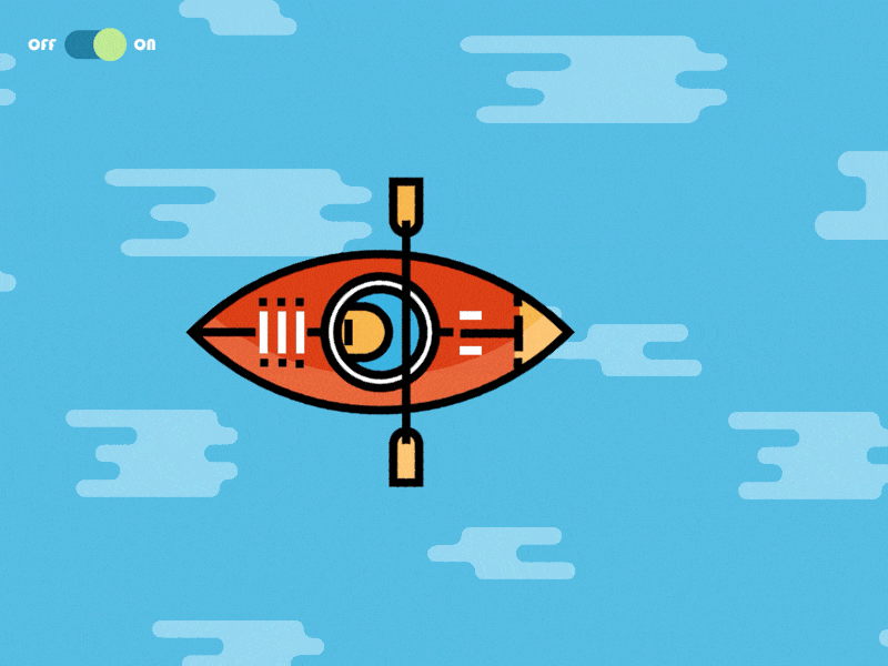 #074 - On & Off 100 ui design challenge animation daily ui motion graphic onoff