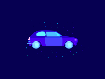 Vehicle gradient illustration