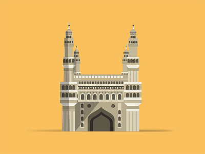 Charminar Hyderabad charminar hyderabad city icon illustration vector illustration charminar