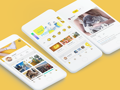 QWK 3.2v update app center homepage lineicon news recommend social summer update user yellow young