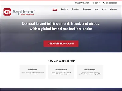 AppDetex - Website Home appdetex home page website