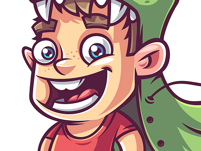 Boy boy character funny game illustration vector