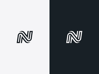 N design logo n symbol