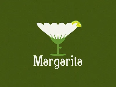 Margarita cocktail drink flower glass lemon margarita