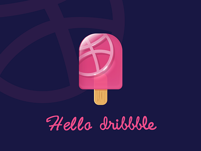 Hello Dribbble icon