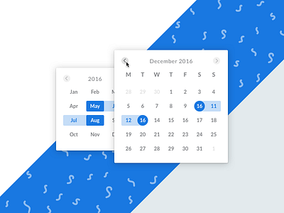 Datepicker app datepicker design flat ui ux web