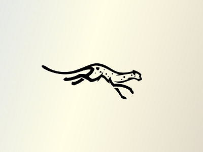 Cheetah Runing Wild Logo branding cajva cat cheetah emblem logo mark wild