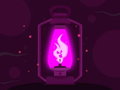 Skull Lantern dark glow lantern skull