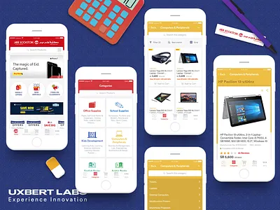 Mobile Ecommerce Experience Design for Saudi's Largest Retailer design ecommerce experience innovation jarir bookstore ui ux uxbert