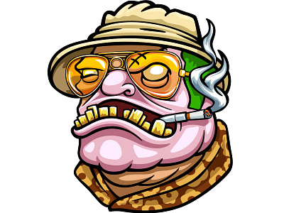 Pudge LV doodlepark dota2 fear and loathing in las vegas pudge sticker