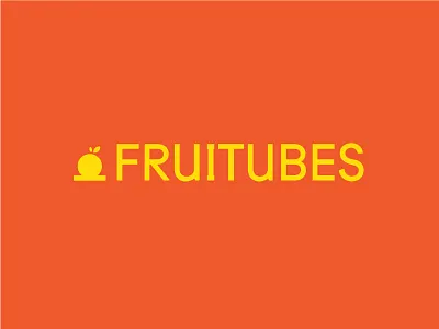 Fruitubes - Logo Concept color design fruit icon logo mark modular orange