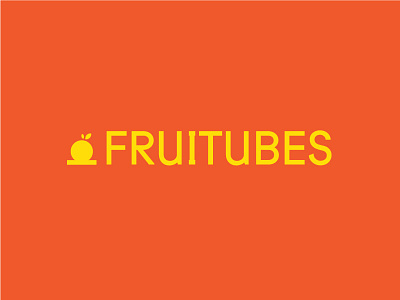 Fruitubes - Logo Concept color design fruit icon logo mark modular orange