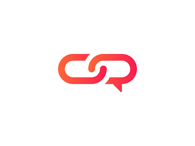 Chain Chat brand chain chat icon line art link logo logomark logotype minimalism symbol vector