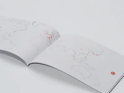 Leica Brandbook book booklet branding camera leica map