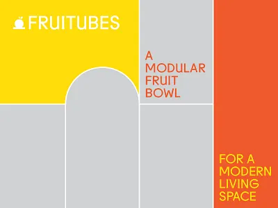 Fruitubes - Brand Exploration brand color design fruit icon illustration logo mark modular orange