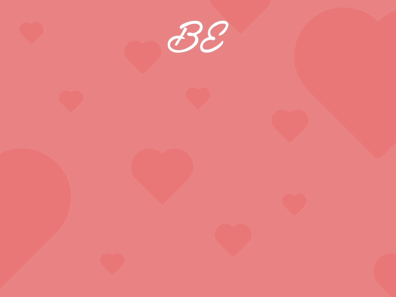 Be Lovely 2d animation be heart lovely motion
