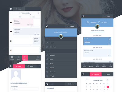 Organize app app calendar dashboard design organize ui