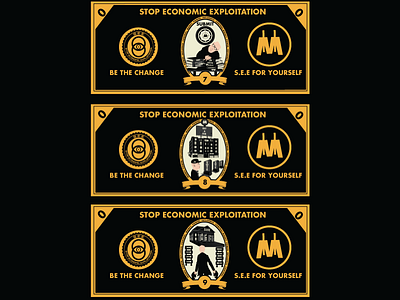 'The 12 Stages of Life' (Illustrative money notes)