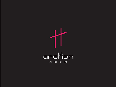 Acrhion Hash Logo brand branding creative design identity logo logotype mark minimal symbol vector