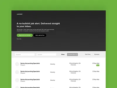 A no-bullshit job board filter job board jobs