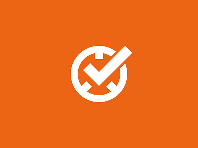 PM-Webapp Logo [WIP] app board check management orange project task time todo