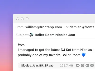 Front Composer attachment client composer desktop email front frontapp macos message