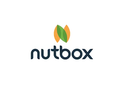 Nutbox identity logo nuts organic rebrand