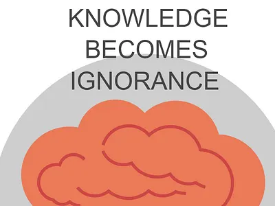 Ignore The Problem abstract brain illustration