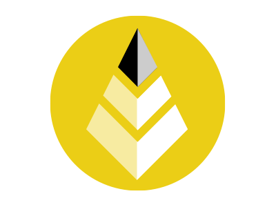 Pencil Pyramid grid icon pencil pyramid vector