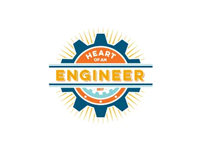 Engineer Badge badge badge design branding design designer digital design graphic design logo logo design typography